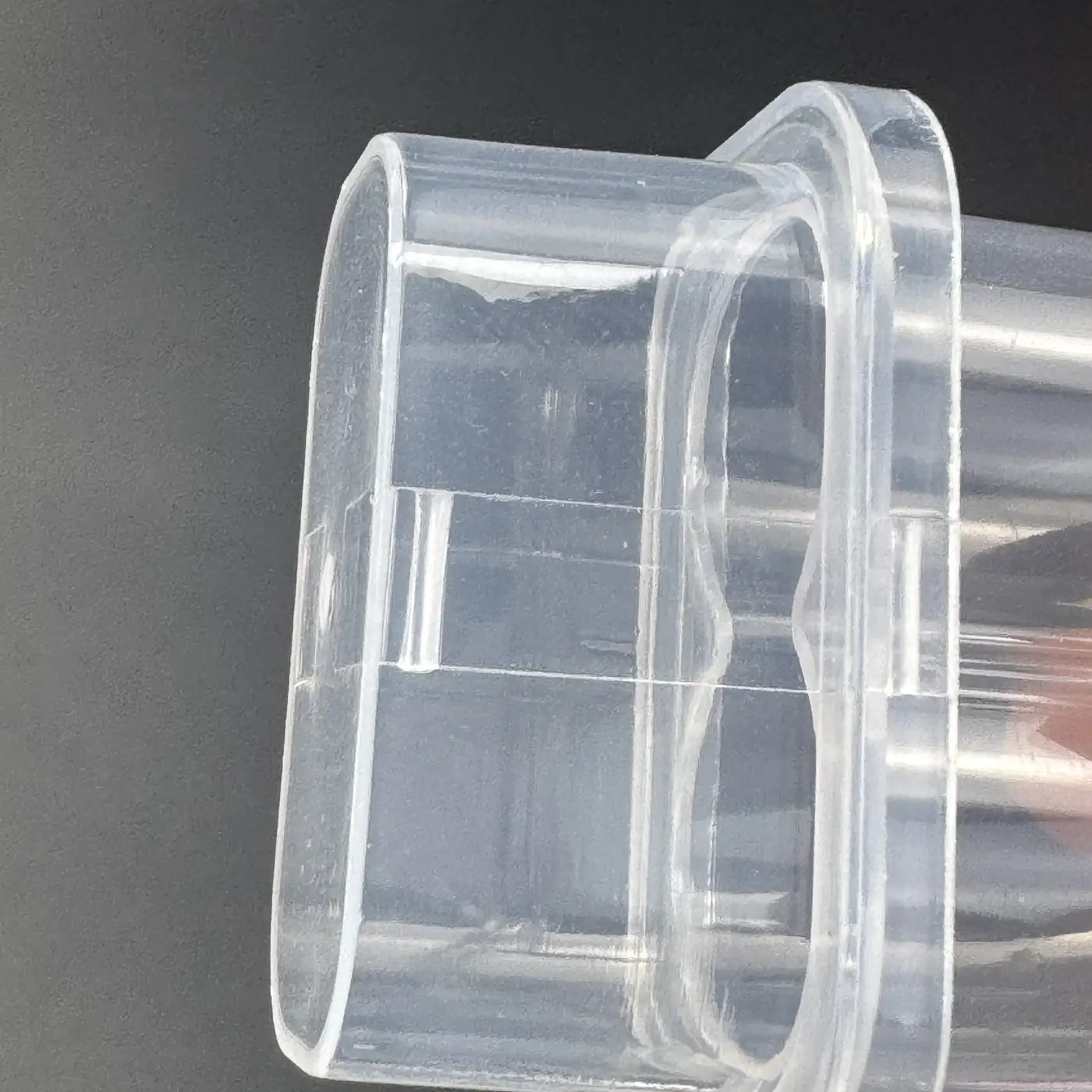 2 vial holder open molded cavities
